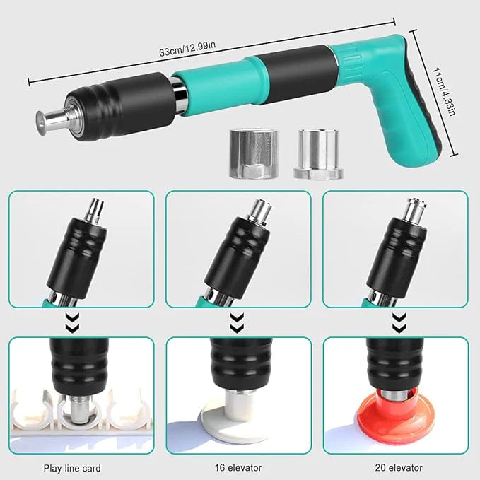 Kit de fixation murale – Pistolet manuel + accessoires (100 clous)