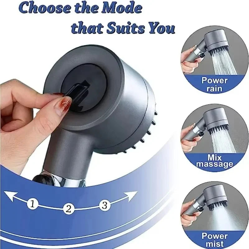 Pommeau de Douche avec Brosse de Massage