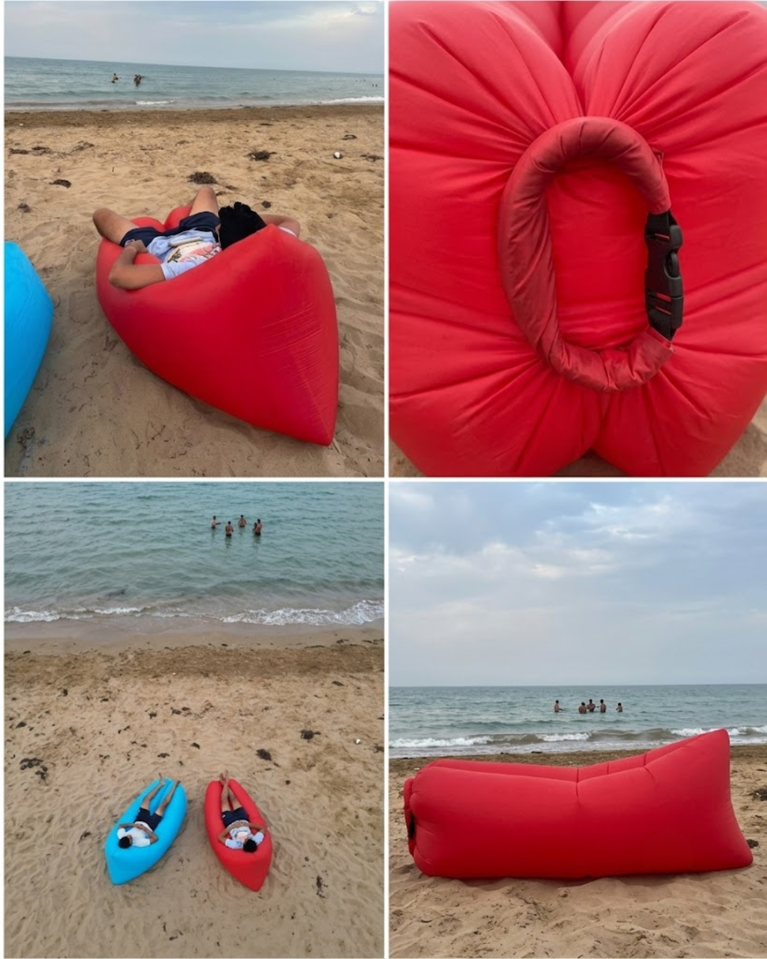 Canapé gonflable portable - confort instantané sans pompe !