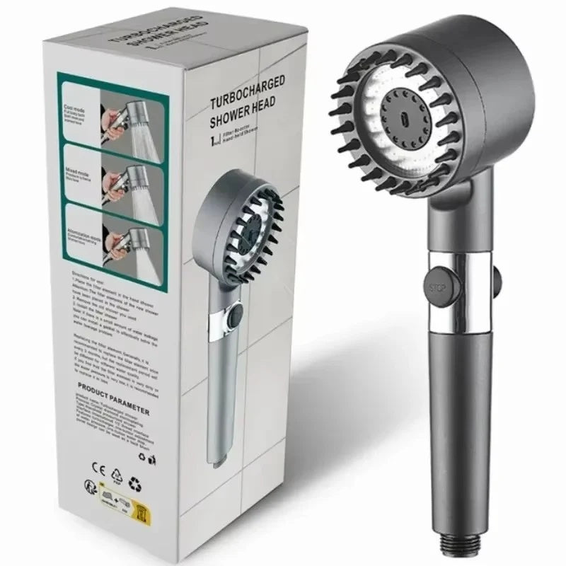 Pommeau de Douche avec Brosse de Massage