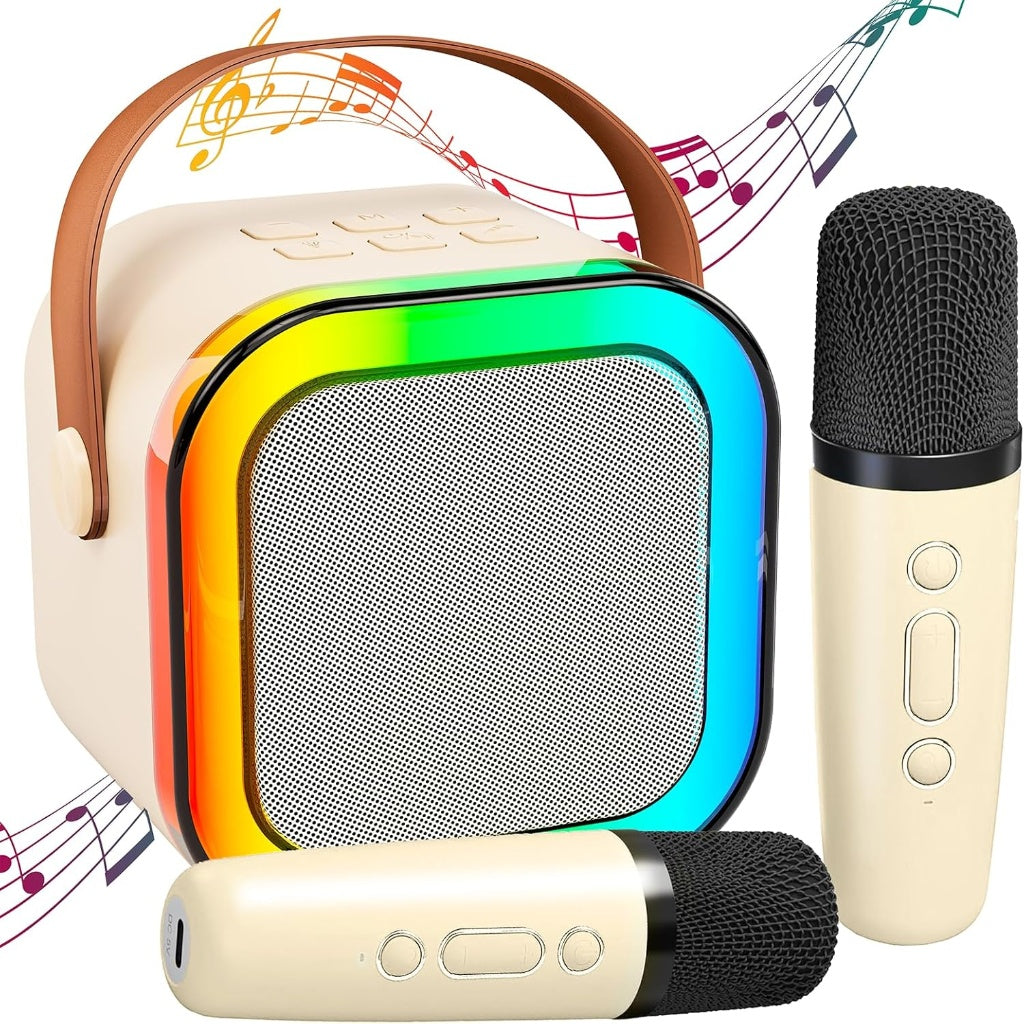 🌟 Karaoké Duo LED – Rires, chants et souvenirs en famille garantis !