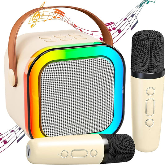 🌟 Karaoké Duo LED – Rires, chants et souvenirs en famille garantis !