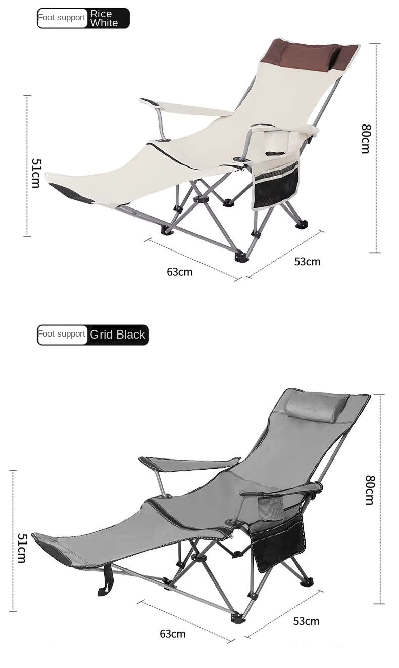 Chaise longue pliant